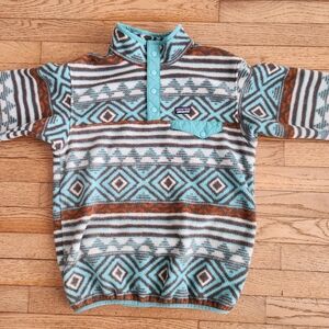 Girls patagonia Fleece Jacket Size XL (14)